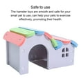 thumbnail image 4 of Methold Castle House Viewing Ladder Small Hideout Hamster Layers Funny Nest Caja de madera Accesorios Dormitorio Esconder Mascotas Juguetes de animales pequeños, 4 of 6