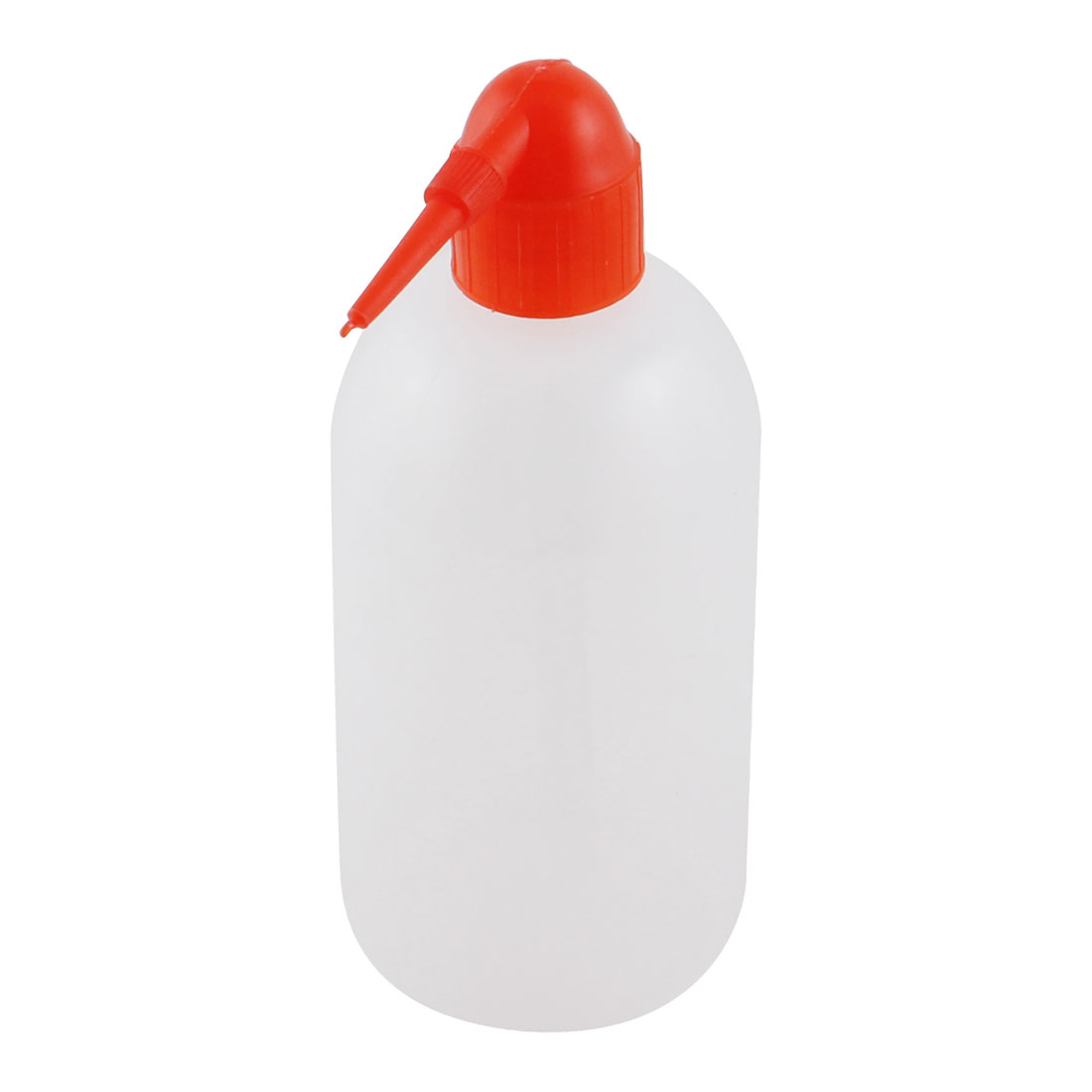 500ml Red Lid Clear White Plastic Chemical Reagent Squeeze Storage