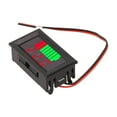 thumbnail image 3 of 12-72V Battery Charge Indicator Lithium Battery Capacity Meter Digital Display Red, 3 of 8