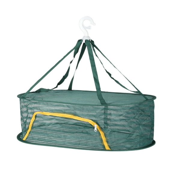 Unique Bargains 1 Pc Single Layer Drying Basket 1521.63oz 23.62"x15.75"x7.87" Emerald Green