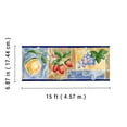 thumbnail image 3 of Trimz Kitchen Fruit Wallpaper Border- Strawberry, Lemon, Grape - 15 ft - Yellow, Green, Blue, 3 of 5