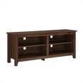 thumbnail image 1 of Pemberly Row Meuble Télé de 58 Pouces Console de Rangement en Noyer Foncé, 1 of 4