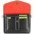 thumbnail image 3 of Handy Faux Leather Protective Horizontal Wallet Carrying Case Purse bag with Shoulder Strap fits up to 6", 6.25" XL sized phones (or up to 6.45in x 4.75in), 3 of 6
