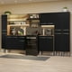 thumbnail image 2 of Cocina Integral 325cm Marrón/Negro Emilly Madesa 05, 2 of 5
