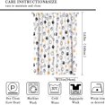 thumbnail image 2 of Dog Paw Print Curtain Bohemia Cartoon Baseball Dog Paw Print and Bones Rod Pocket Blackout Window Treatment for Kids Bedroom Children''s Room Kitchen Home Decor Art Printed Window Drapes 42x63in, 2 of 6