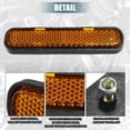 thumbnail image 3 of Unique Bargains Universal Reflector for Motorcycle Scooter Bicycle Safety Spoke Reflective with Screw Orange, 3 of 6