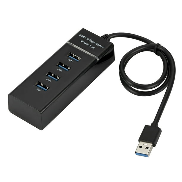 USB 3.0 Hub, 4 Port USB Data Hub 3.0 Multi USB Port Expander