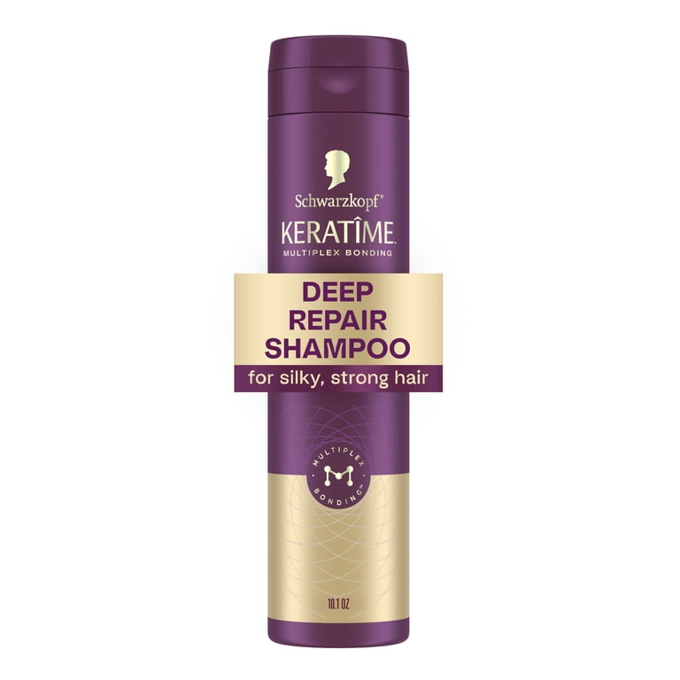 Schwarzkopf Keratime Deep Repair Shampoo, 10.1 fl oz photo 1