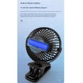 thumbnail image 5 of 3-Speed 1200mAh Portable Clip-On Oscillating Fan, 5 of 6