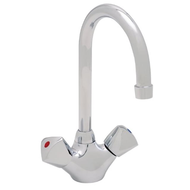 Ambassador Marine Collection Trinity Robinet de Bar Haute Arche/humide, Chrome
