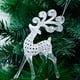 thumbnail image 3 of Colgante de Copo de Nieve de Reno de Árbol de Navidad de Acrílico Transparente, Adorno Colgante Pequeño para Árbol de Navidad., 3 of 5