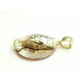 thumbnail image 5 of New 10k yellow Gold Egyptian Nefertiti Queen Cleopatra head Pendant jewelry 2.1g, 5 of 12