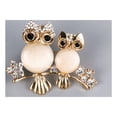 thumbnail image 4 of 9 piezas de broches para mujer, juego a granel, con diamantes de imitación, con forma de animal, de cristal, vintage, con colibrí, búho, elefante, pavo real, abeja, broche con forma de anima, 4 of 5