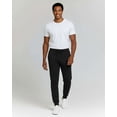 thumbnail image 4 of Real Essentials 3 Pack: Men's Cotton Fleece Jogger Sweatpants - Athletic Pants Bottoms with Pockets (Big & Tall Available), 4 of 6