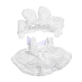 thumbnail image 4 of Vestido de Encaje para Muñecas CUTICAT con Diadema de Orejas de Conejo 17cm, 4 of 7