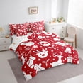 thumbnail image 3 of Castle Fairy Cartoon Santa Claus Deer Twin Bedding Sets 7-Piece for Kids Child,Xmas Festival Bedding Comforter Set Microfiber,Merry Christmas Breathable Sheet Sets,Super Cozy Room Decor,Reversible, 3 of 8