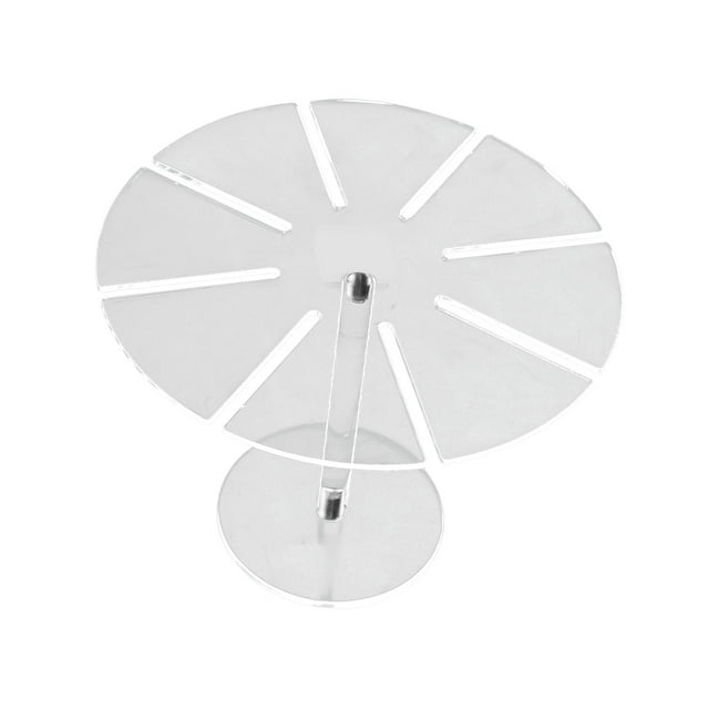 GROWTH TANK Acrylic Transparent Cake Holder Cake Plate Stand Decorative Candy Dessert Holder Round