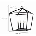 thumbnail image 2 of Millennium Lighting  30 Inch 4 Light Pendant Fixture Rubbed Bronze Oil Rubbed Bronze, 2 of 3