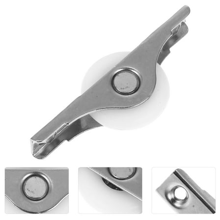 4pcs Sliding Closet Door Roller Metal Shower Door Wheels Rollers Runners Sliding Door Wheel Pulley Roller for Furniture Closet Wardrobe