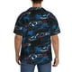 thumbnail image 3 of Fotbe Blue Sports Car Camisa Estampada de Manga Corta para Hombre, Casual de Verano, Estilo Playero, Sin Arrugas-3X-Large, 3 of 5