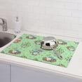 thumbnail image 6 of Yiaed Spring Gnome Print Highly Absorbent Microfiber Kitchen Counter Mat, Dish Drying Pad for Dishes, Utensils, Pots and Pans, Large 18" x 24", 6 of 7