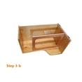 thumbnail image 5 of D.I.Y Kitchen Pull Out Trash Can System Wooden Frame Rollout Cabinet Organizer 11''Width (Trash Can Not Included), 5 of 10