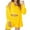 Yellow, variant on Baqcunre Lounge Sets for Women,Warm Three Pieces Suit Flannel Shorts Pajamas Set Beard Hooded Coat Sleepwear Suit,Outfits for Women Womens Pajamas Pajama Set Womens Clothes Orange L