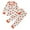 Orange, variant on Little Girls Outfit Set Winter Long Sleeve Cartoon Bear Strawberry Prints Tops Pants Two Piece Casual Toddler Girl Clothes