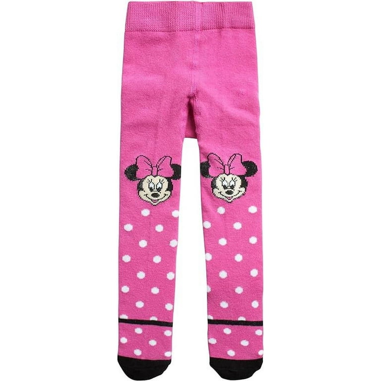 Disney Baby Girls Minnie Mouse Polka Dot Tights, Multi-Color