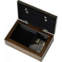 May You Find The Courage Jeweled Woodgrain Jewelry Music Box - Plays Tune Wind Beneath My Wings