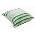 thumbnail image 4 of woven paths Going Green Striped Handwoven Throw Pillow, 4 of 9