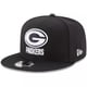thumbnail image 1 of Gorra Snapback New Era NFL 9FIFTY Green Bay Packers, color blanco y negro, 1 of 5