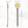 thumbnail image 4 of Unique Bargains Back Scrubber Long Handle Bath Brush Long Handle Brush for Bath Shower 13.98"x3.15"x1.18" Gray, 4 of 7