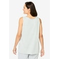 thumbnail image 2 of Dreams & Co. Plus Size Knit Sleep Tank, 2 of 5