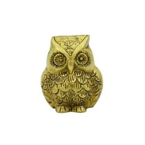 Natriel Exquisite Brass Owl Sculpture - Handcrafted Timeless Charm