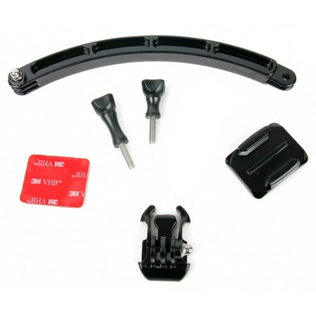 Ultimaxx Heavy Duty Helmet Mount Kit With 3M Adhesive For Most Action Cameras