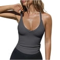 thumbnail image 1 of Timegard Womens Going out Tank Tops Ribbed Scoop Neck Sleeveless Lowcut Top Slim Casual Workout Tank Top, 1 of 6