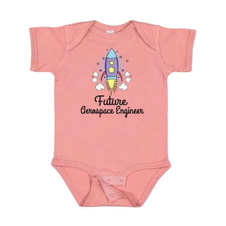 

Inktastic Future Aerospace Engineer Rocket Gift Baby Girl Bodysuit