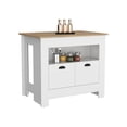thumbnail image 2 of 27.5" Deep Kitchen Island | Utensil Storage in Kitchen | FSC and CPSIA Compliant, 2 of 4