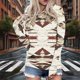 thumbnail image 1 of TaTaai Womens Casual Long Sleeve Hoodie Retro Floral Print Pullover Loose Fit Vintage Style Tunic Top for Daily Wear Gift, 1 of 5