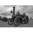 thumbnail image 2 of Vintage Photo Archive 18x13 Gold Ornate Wood Framed with Double Matting Museum Art Print Titled - The Burrell Traction Engine, 2 of 4