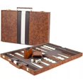 thumbnail image 2 of Set de backgammon LuckyWish Classic plegable de 15 pulgadas con funda, 2 of 7