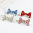 thumbnail image 2 of Non-slip Pet Hair Clips Bone-shaped Colorful Rhinestones Decoration Hairpin Hair Grooming Accessories For Dogs Cats Baby Girls, 2 of 7