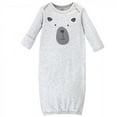 thumbnail image 4 of Touched by Nature Baby Boy Organic Cotton Long-Sleeve Gowns 3pk, Bear, 0-6 Months, 4 of 4