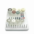 thumbnail image 3 of 35pcs/Set Dental HP Kit for Grinding or Polish Ceramic/Porcelain Applied to Laborary DIY Hobbies Diamond Burs Brush Dentist Tool, 3 of 6