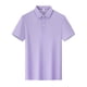 thumbnail image 5 of Negocios Casual Tops Manga Corta Solapa Tres Botones Cuello Blusa, Tejido de Verano Superior para la Mujer de Uso Diario de Oficina, 5 of 6