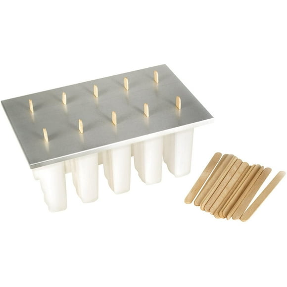 50302 Frozen Popsicle Maker Ice Pop Mold with 24 Popsicle Sticks