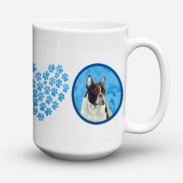 Carolines Treasures LH9382BU-CM15 Blue French Bulldog Coffee Mug 15 oz 15 ounce multicolor