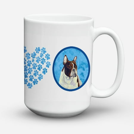 

Carolines Treasures LH9382BU-CM15 Blue French Bulldog Coffee Mug 15 oz 15 ounce multicolor