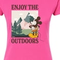 thumbnail image 3 of Disney - Enjoy The Outdoors Mickey - Juniors Fitted Graphic T-Shirt, 3 of 5